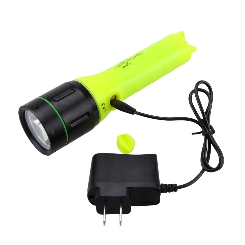 VASTFIRE 5000lm led Build-in 6000mAh 26650 Battery Diving Flashlight Scuba Dive Torch Waterproof underwater Lantern