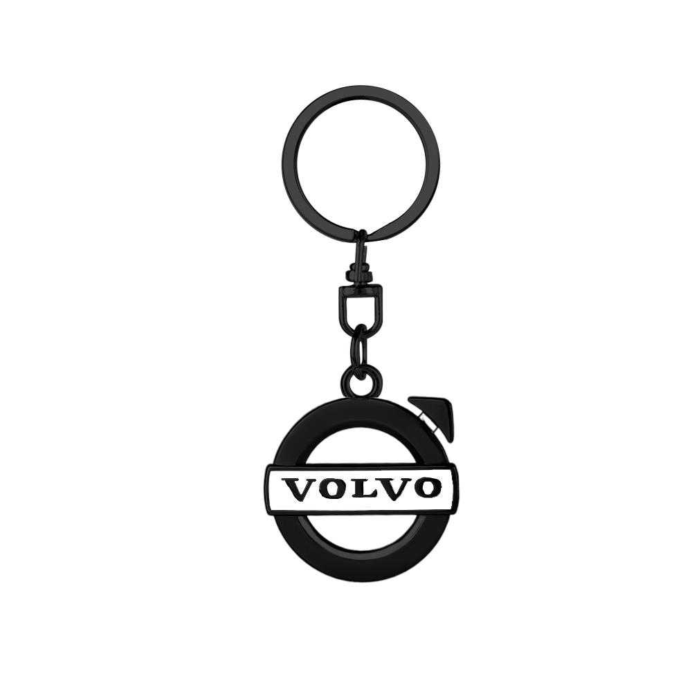 

New Metal Leather Car Logo Keyring Luxury Keychain For Volvo T6 AWD C30 C40 C50 C70 S40 S60 S70 S80 S90 V40 V50 XC90 XC70 XC90