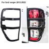 Rear Lamp Hoods Head Light Cover Tail Lights Cover For Ford Ranger 2012- Wildtrak XLT XL For Ford Ranger Raptor Lamp Cover