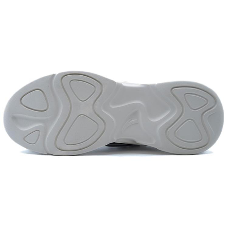 Anta Street Fashion Low Top Casual Shoes Men Ivory White Black Sand Grey 122518860R-2