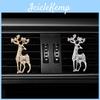Car Air Vent Perfume Clip With Diamond-encrusted Deer Design Customizable Car Decoration