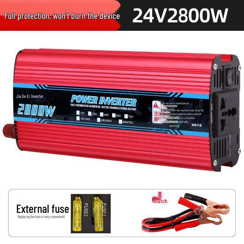 Universal High Power 48V/60V/72V To 220V Inverter for Electric Bicycle Battery and Food Truck