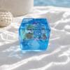 Taba Squishy Stress Balls Cube - Ocean Sensory Fidget Toy Slow Rise Squishy Toys For Kids And Adults Squeeze Relax Gift