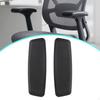 2 Pieces Office Chair Armrest Arm Pads PU Leather Universal Easy Installation Comfortable Replace