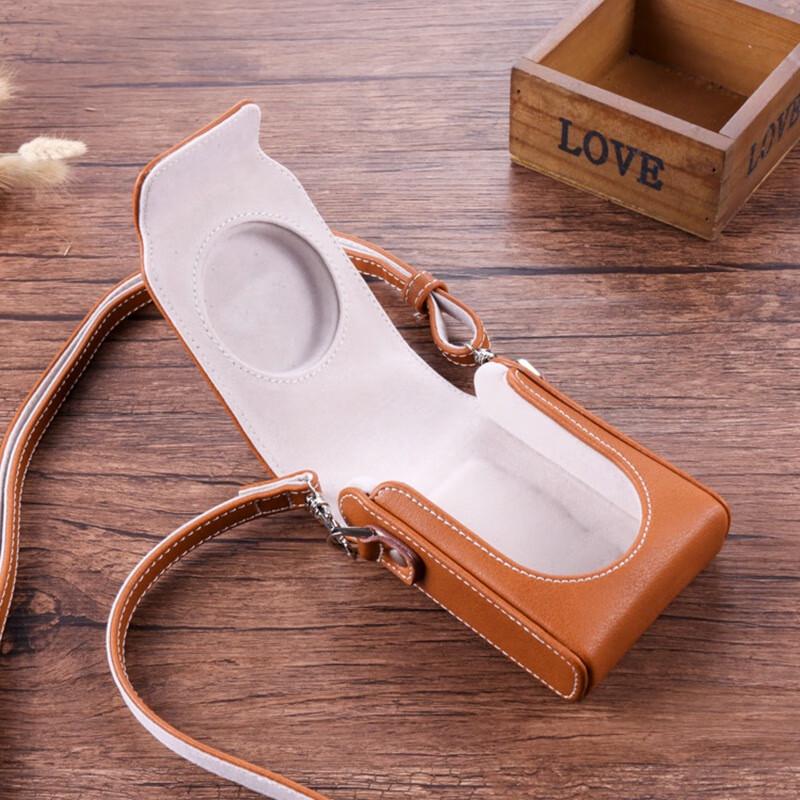 WEZHO Retro Green Leather Camera Case for Leica D-LUX