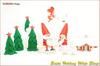 NORDIKA nisse Nordica Nisse Christmas Wooden Doll Holding a White Lamb (Santa / NRD120483)