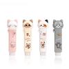 1/4pcs Cartoon Cat Town Eraser Mini Kitty Push Type Rubber Erasers for Pencil Cleaning Stationery School Student