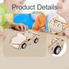 3 D Wooden Puzzle Car Modeling Kit Detailed DIY Assemble Vehicle Building Kits for Children Kids
