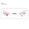 Holiday Tattoo Stickers Waterproof Freckle Tattoos Stickers, USA Flag Face for Independence Safe Skin Decals Day, Patriotic Temporary Body Art