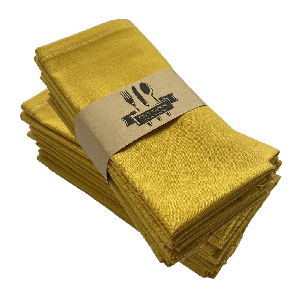 Solid Color Sub-cotton Placemat Linen Fabric Table Placemat Linen Tableware Mat Wedding Festival Party Table Decorations