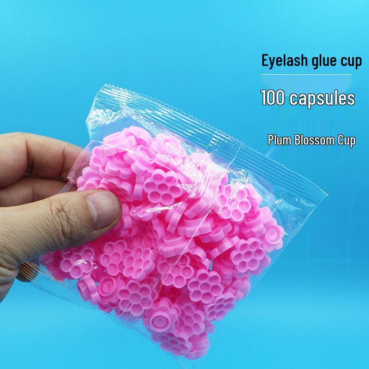 Honeycomb Hexagonal Eyelash Glue Cup for Grafting & False Lashes