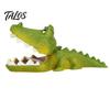 Shrimp Tank Bubbler Aquarium Air Crocodile, Resin Crocodile Decoration Bubbler, Betta Pump Fish Ornament for Accessory