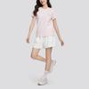 Skechers Dopamine Breathable Logo Casual Comfortable Sports Floral Print Round Neck Short Sleeve T-Shirt Women T-Shirts Chalk-Pink L224W098-01SX