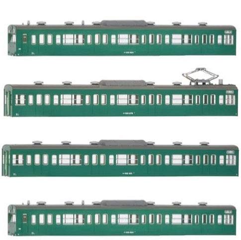 

Greenmax N Gauge JNR JR 103 Series Low-Frequency, Non-Unit Windows, Air Conditioning Modified, Emerald Green, Basic 4-Car Body Kit A 18017 Model Train