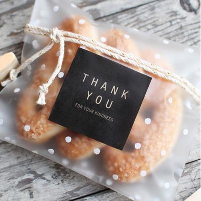 100 Pezzi Sacchetti di Plastica per Confezionamento Pane Biscotti Caramelle Prodotti da Forno Sacchetti Autoadesivi Feste di Compleanno Decorazioni Nuziali