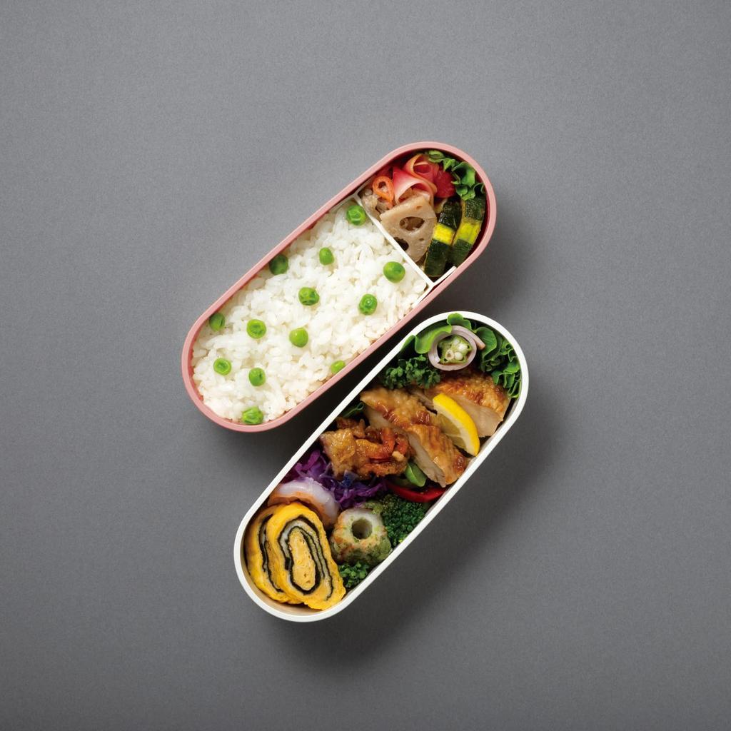 Thermos Fresh Lunch Lunch P Box, 2-Tier Box, 600ml, Pink, DJT-601W