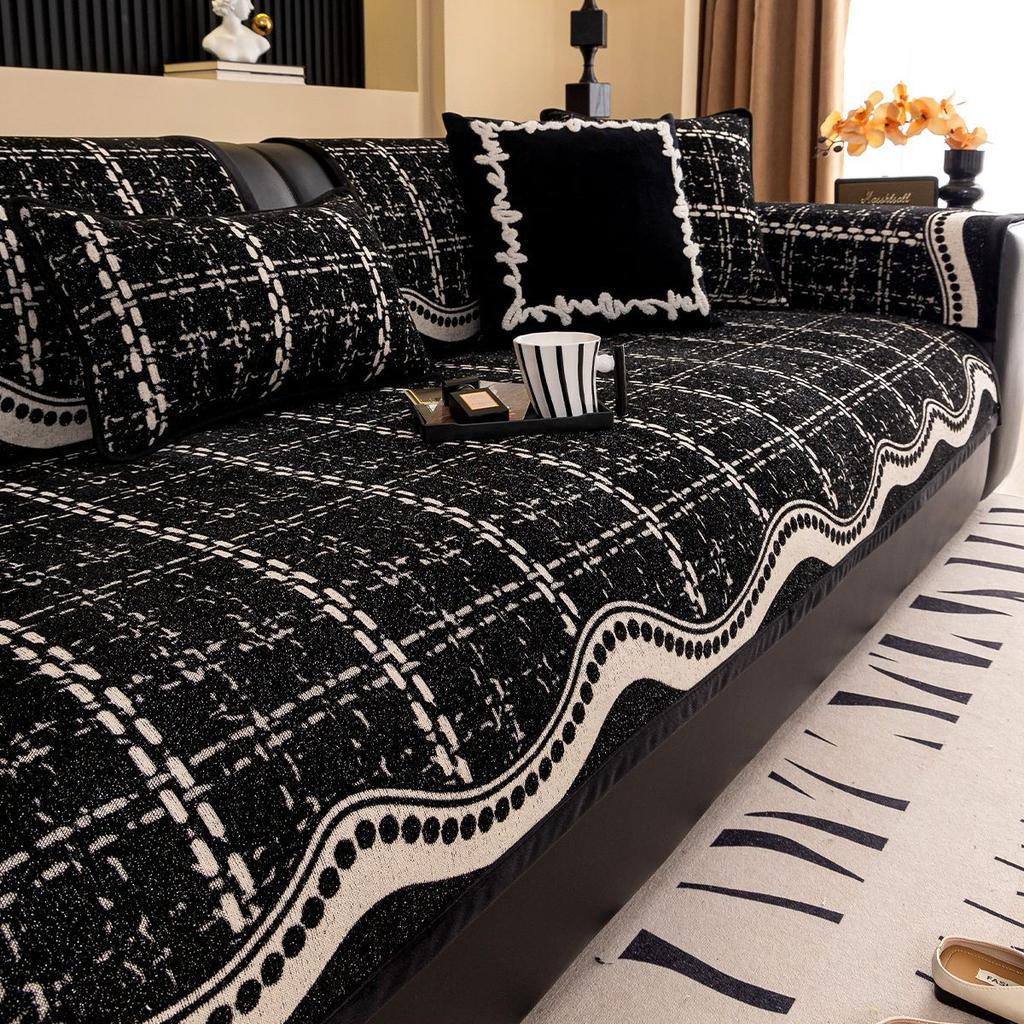 New Popular Sofa Cloth, Cover Cloth, Premium Feeling Cover, All-Season Non-Slip Leather Sofa Cushion, Seat Cushion