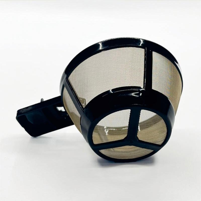 4 Stück Wiederverwendbarer Kaffeefilterkorb Metall Kaffeefilterkorb Sieb Hergestellt für Große Aromaextraktion