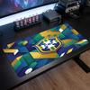 Brazil Football Crest Mouse Pad, Extended Non Slip Rubber Desk Mat for Gaming Office Laptop Fan Gift