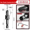 Woodworking Countersink Drill Bit Set: Precision Hole Opener and Screw Hole Beautification Tool.
