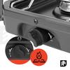 Epifit Spark500 Double Gas Camping Stove with Grill Plate