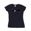 DC Comics Womens/Ladies Batman Black Stare Logo Cotton T-Shirt