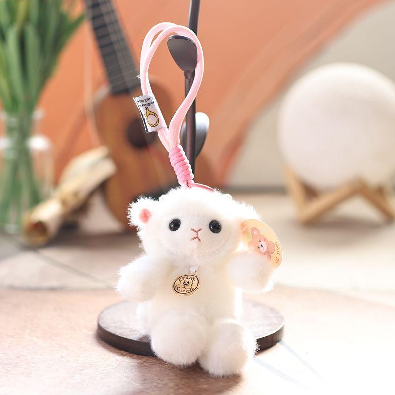 Raccoon Plush Toy Keychain With Soft Cotton Filling For Kids And Adults