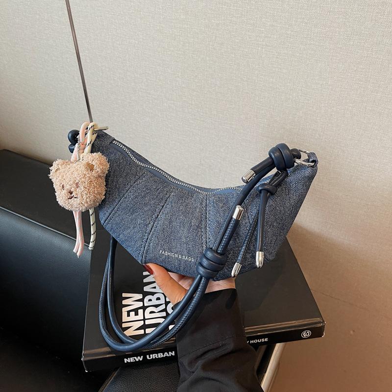 Niche Bag Women's Summer New Versatile Shoulder Messenger Bag Croissant Bag Casual Dumpling Bag