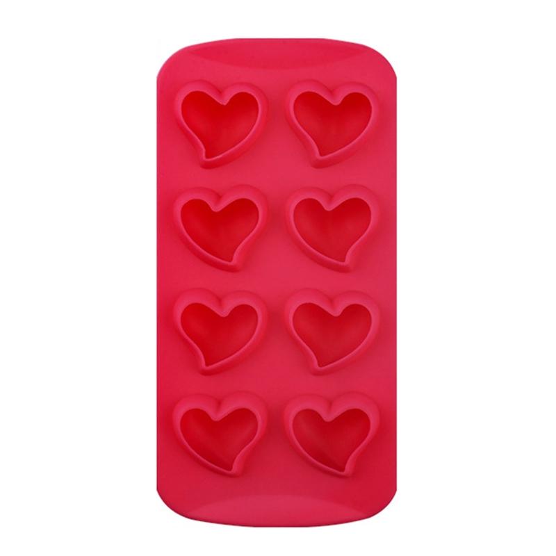 8 Cells ice cubes Moulds Flexible Food Grade Silicone DIY Ice Tray Kitchen Ice Makers for Wine Cocktails 14 Styles