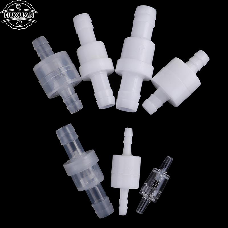 1ks 4/ 6/ 8/ 12mm Plastový jednocestný inline zpětný ventil Plynový Vzduch Kapalina Vody Kapaliny Ventil pro Palivový Plyn Odolný proti Ozónu Zarážka Vody