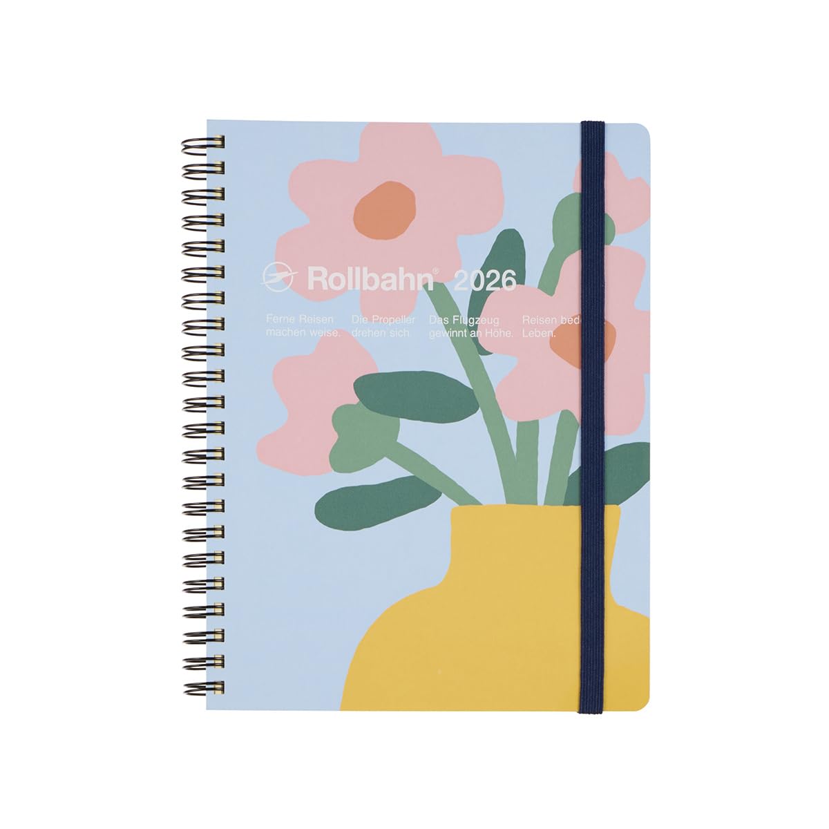 

[Delfonics Planner 2026 Edition / Starting October 2025] Rollbahn Diary Piece A5 Monthly Schedule Book (Light Blue)