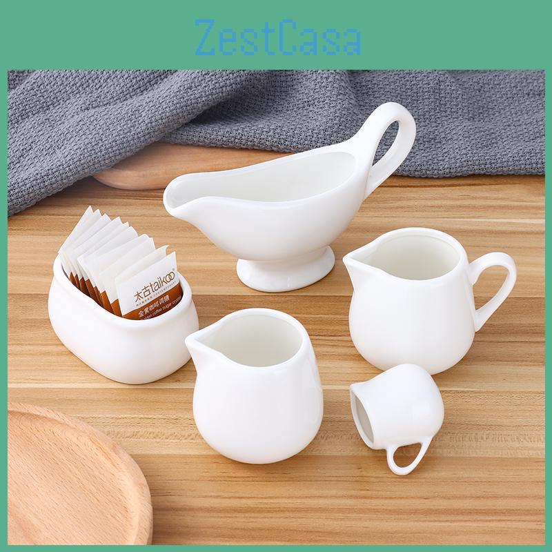 Coffee Milk Creative Jug Ceramic Latte Milk Frother Barista Pull Flower Condensed Milk Can Home Solid Color Coffee Accessories