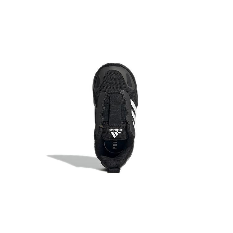 adidas 4Uture Rnr AC I Slip Resistant Abrasion Resistant Low Top Running Shoes Black White Infant And Toddler FZ5409