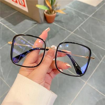 Square Computer Glasses Frame 2024 New In Trend Oversized Fashion Eyeglasses Anti Blue Light Blocking Glasses Frames Eyewear