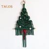 Wall Hanging Tapestry with 17 Accessories Manual Braided Bohemian Style Hollow Out Dorm Home Hotel Wall Decoration Christmas Tree Hanging Pendant