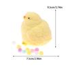Handmade Yellow Big Chicken Plush Silicone Squishy Pinching Toys Cute Hen Chicks Taba Squeezing Toy Fuzzy Release Hand Stress