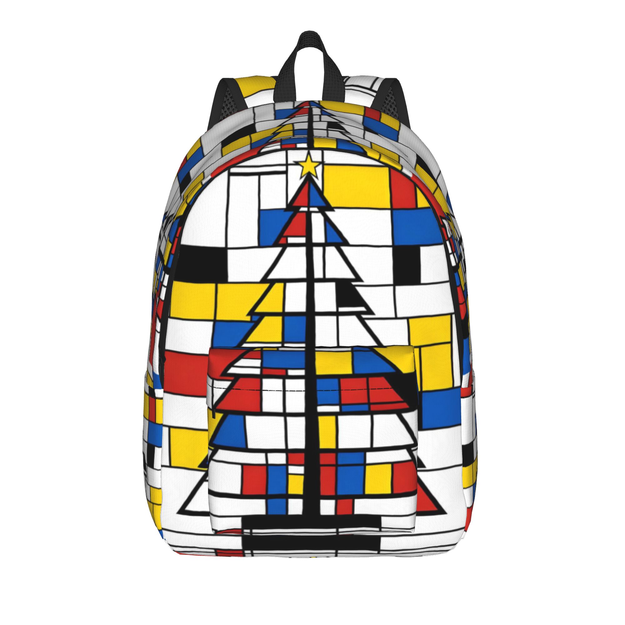Piet Mondrian De Stijl Rugzak voor Mannen Vrouwen Mode Student Wandelen Reizen Dagrugzak College Schoudertas Buiten S