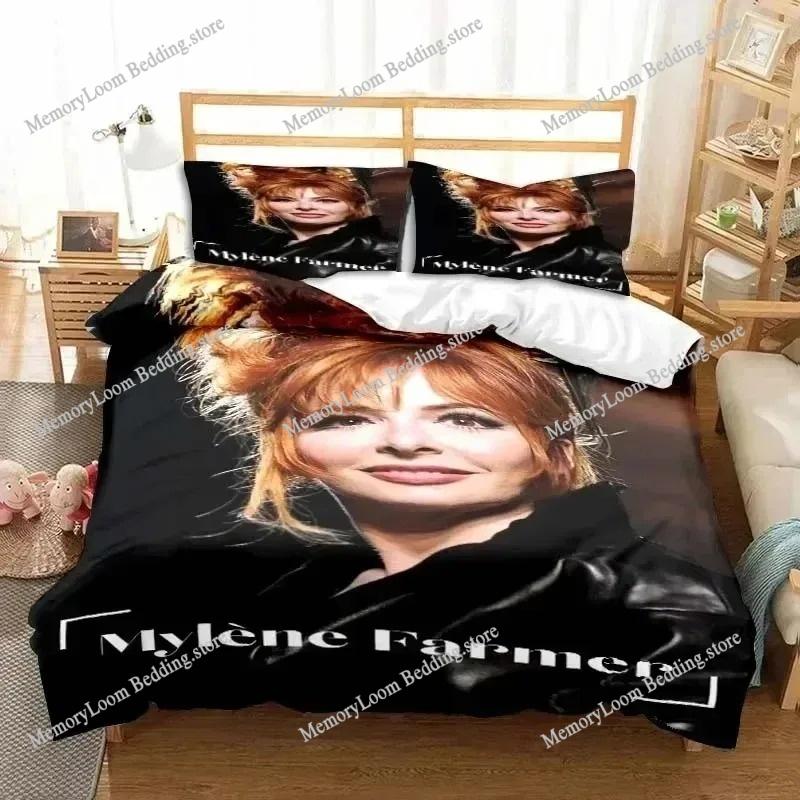 France Singer M-Mylene Farmer Bedding Sets Exquisite Bed Supplies Set Duvet Cover Comforter Set Bedding Set Luxury Birthday Gift