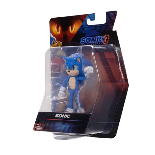 Sonic The Hedgehog Figura de Acción de 3 Películas de 5 Pulgadas Juguete de Colección para Niños y Niñas