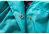 Girls' Cute Flower Windproof Waterproof Hooded Jacket - Kids Spring/Autumn 2016 Collection