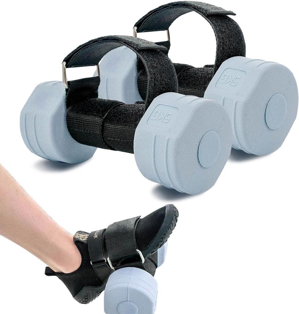 Adjustable Ankle Straps for Strength Training & Yoga - Leg Slimming Support