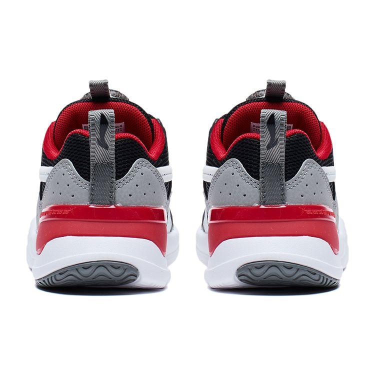 Li Ning Kids Sports Lifestyle Series Shield 2023 Comfortable Versatile Breeze Shock Absorption Rebound Casual Shoes Kids Casual Shoes YKNT044-5