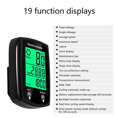 Gps Bicycle Computer Wired Speedometer Waterproof Bike Lcd Computer Blue Tooth Cycling Speed Odometer Stand Outdoor Accessories