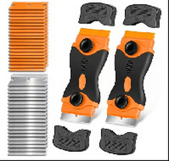 Double-Headed Glue Remover & Small Cleaning Scraper for Car Film & Glass