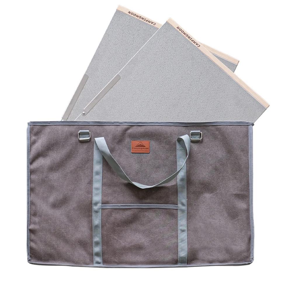 CAMPING MOON Campfire Table, Large Size, Canvas Storage Bag, Tote Bag with Cushion, T-380-B
