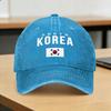 South Korea Korean Flag Gift Sun Baseball Cap  Unisex Men Custom DIY Trucker Hat Summer y2k Funny Outdoor Sports Baseball Caps