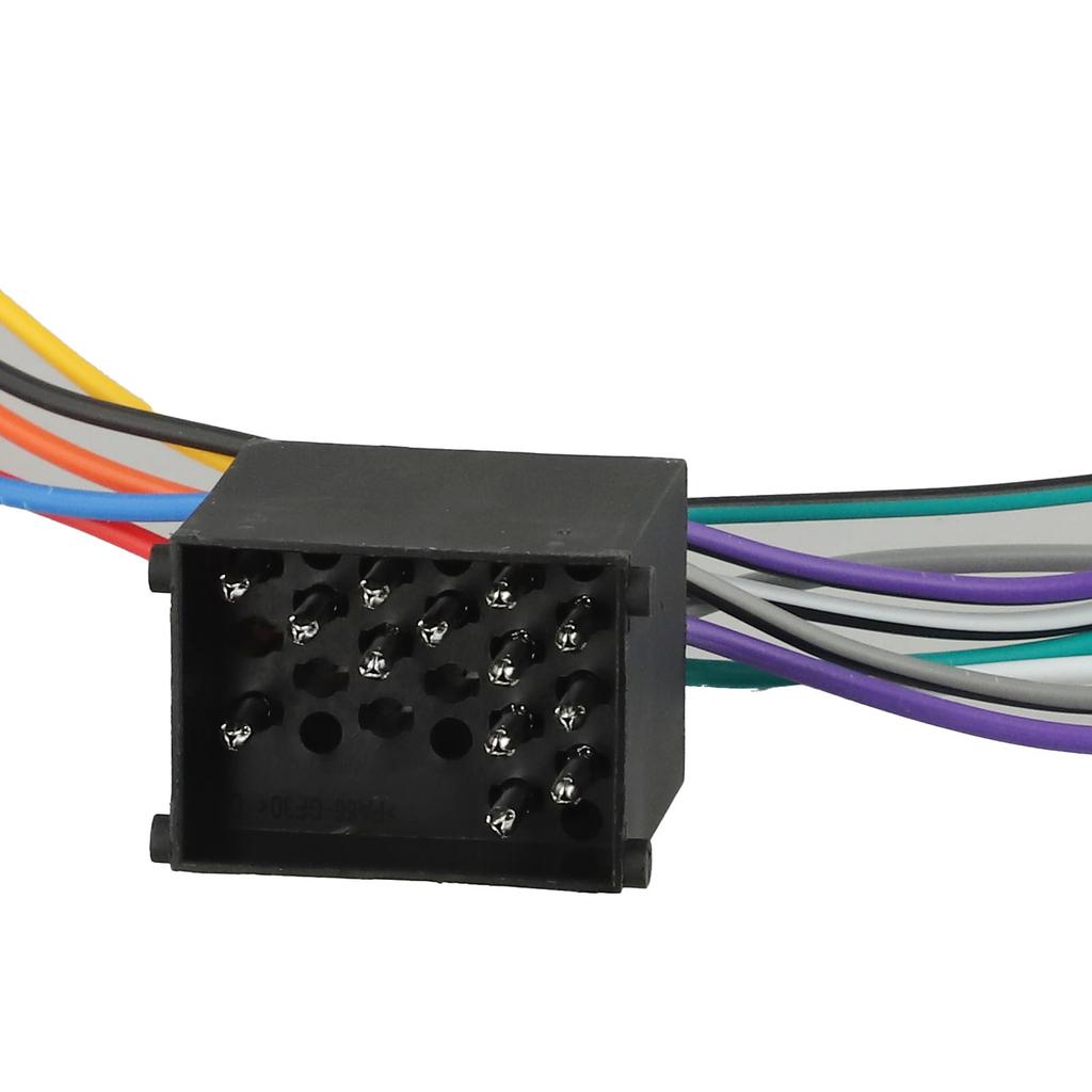 Car Accessories Wiring Harness Anti-Corrosion Direct Installation ABS Material Reliable Performance Car Audio Setup