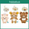 Llavero de Oso de Peluche con Ojos Estrellados Suave de Pelo Corto para Regalo de Niñas