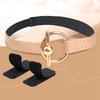 1 Par de Correas Antideslizantes de Moda para Cordones de Zapatos de Mujer Banda Elástica para Tacones Altos Sujeción Hebillas Metálicas Accesorios de Reemplazo para Cordones
