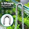 Stainless Steel Air Tube Connector 4-5mm Tube Oxygen Pump Connector  For Fish Tank